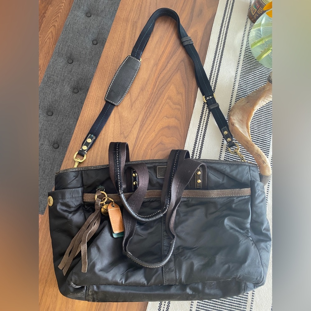 Coach diaper tote bag